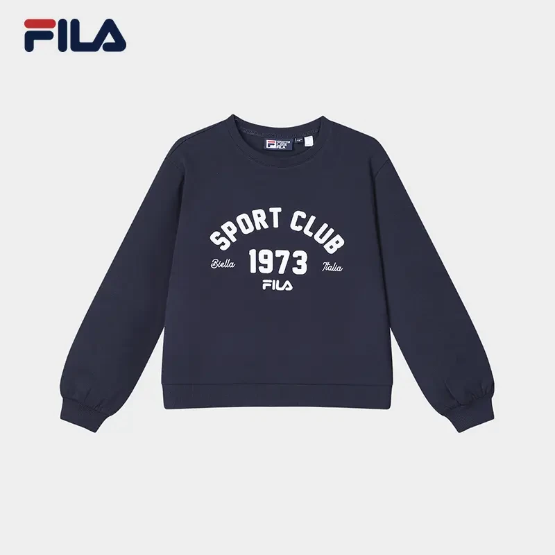 FILA斐乐春季【春季焕新】保暖简约时尚百搭针织卫衣F11W419202F
