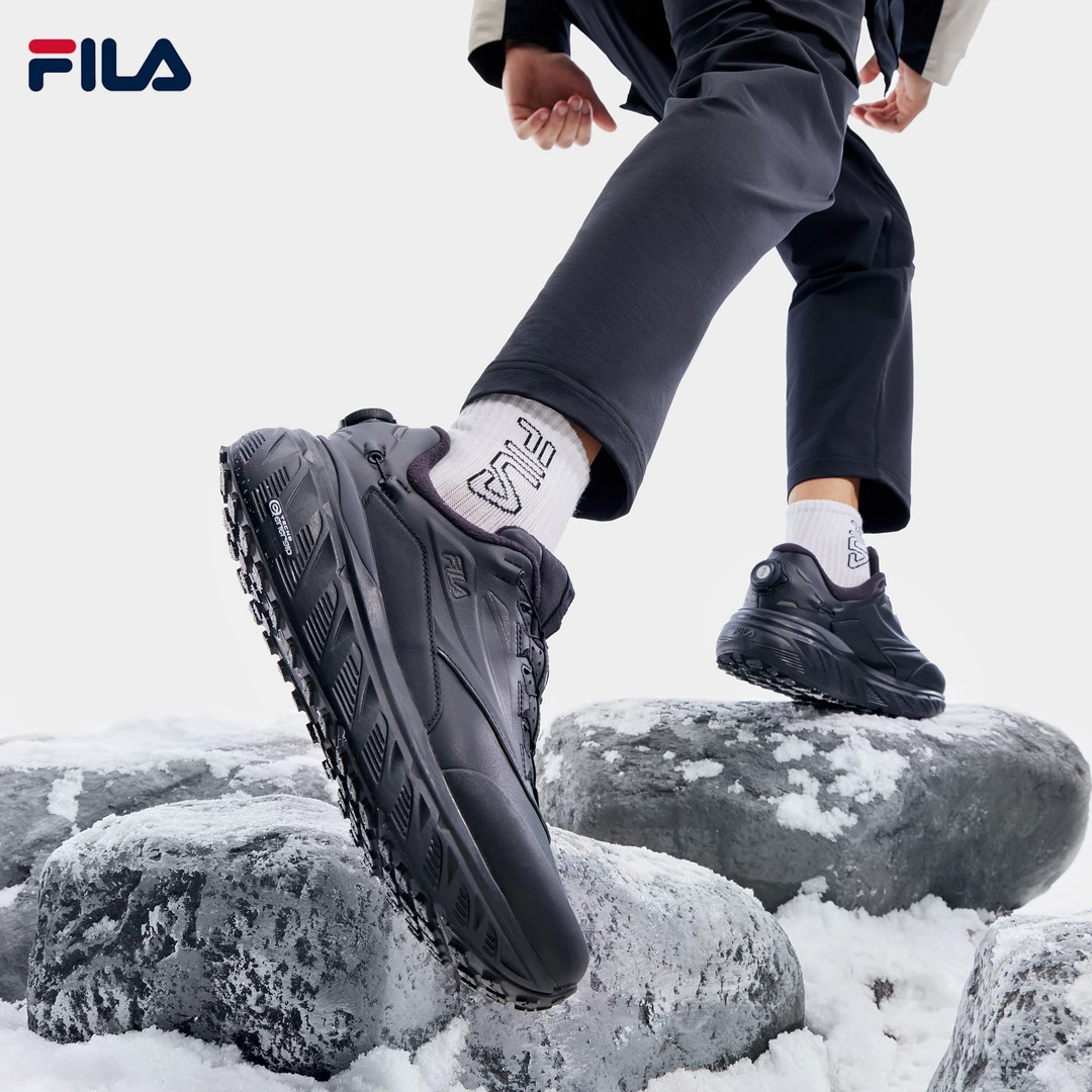 Fila/斐乐男鞋【BOA锁扣加绒保暖防风】户外运动跑步鞋A12M341223F