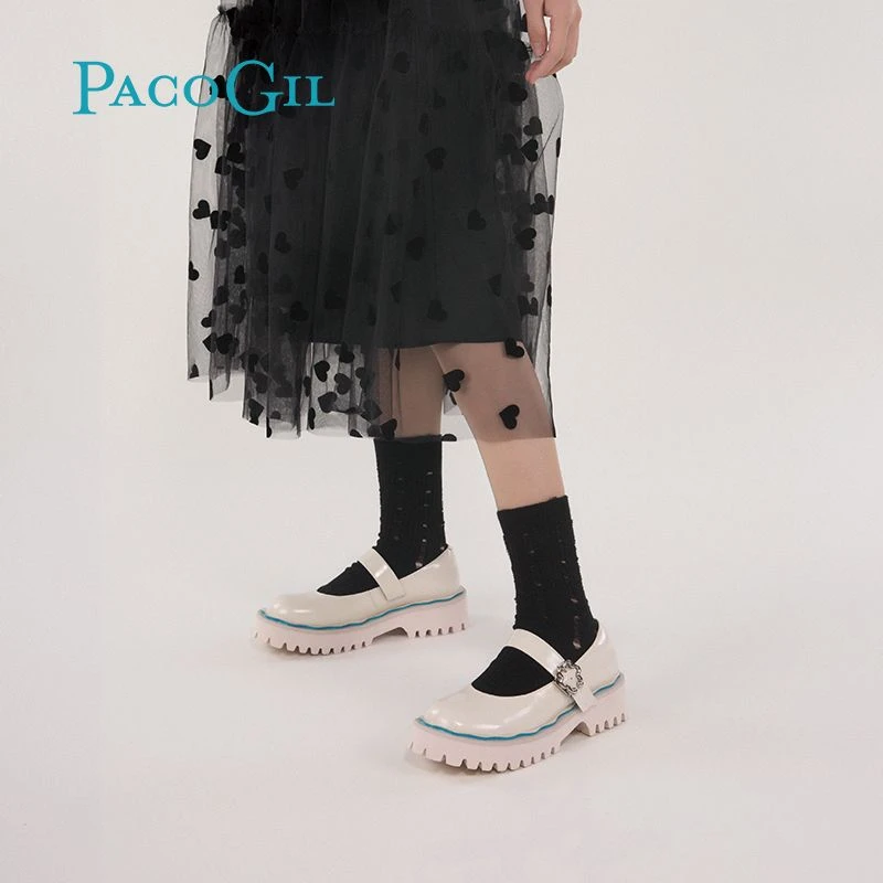 PACO GIL玛丽珍女鞋学院风JK鞋女春季新款XPB32057
