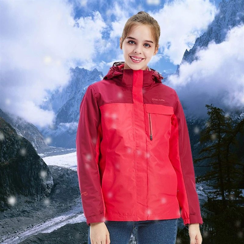 阿珂姆女羽绒内胆冲锋衣2025防寒保暖防水防风户外三合一秋冬外套