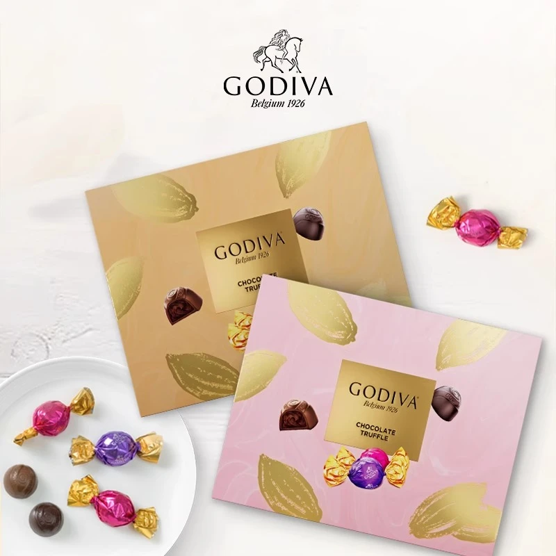 GODIVA/歌帝梵松露形纯可可脂巧克力16颗礼物