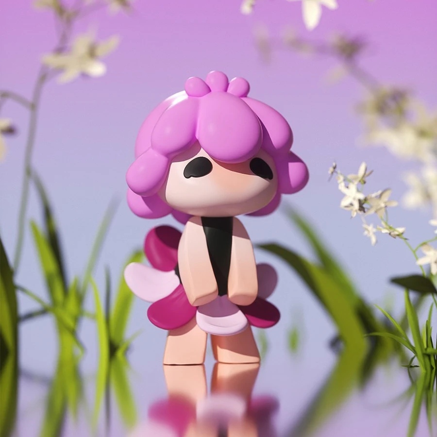 【拆盒】黑玩SOLY2代mini的花园全人格萌粒潮玩盲盒_泡泡鱼潮玩