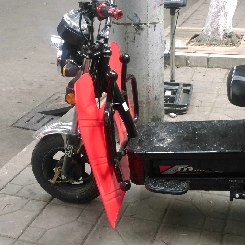 载重王电动车挡风板外卖快递电瓶车前挡雨板路霸大力神挡泥板护腿