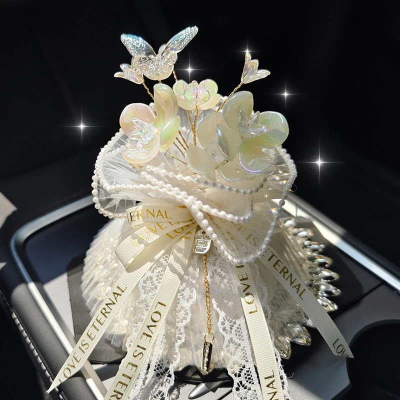 创意汽车竹炭包 新车除甲醛去味香薰炭包摆件 时尚汽车内饰用品女