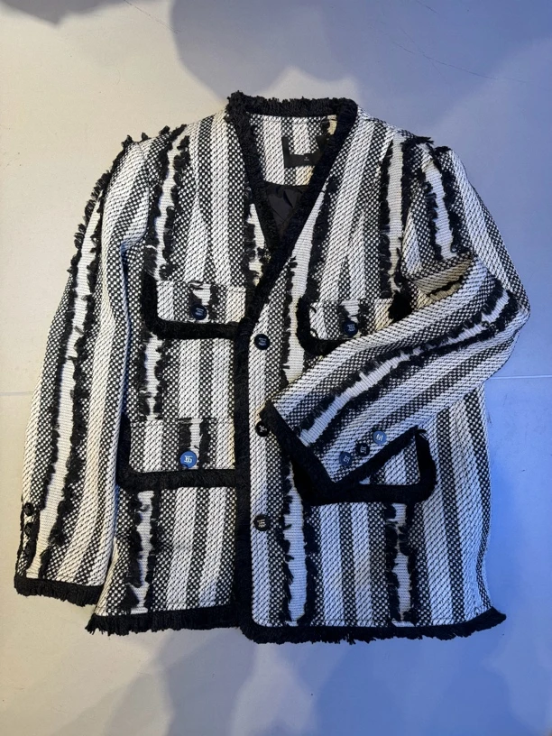 冬季休闲百搭气质设计师时尚秋款秋季牛仔网红小香风长袖羊绒连帽