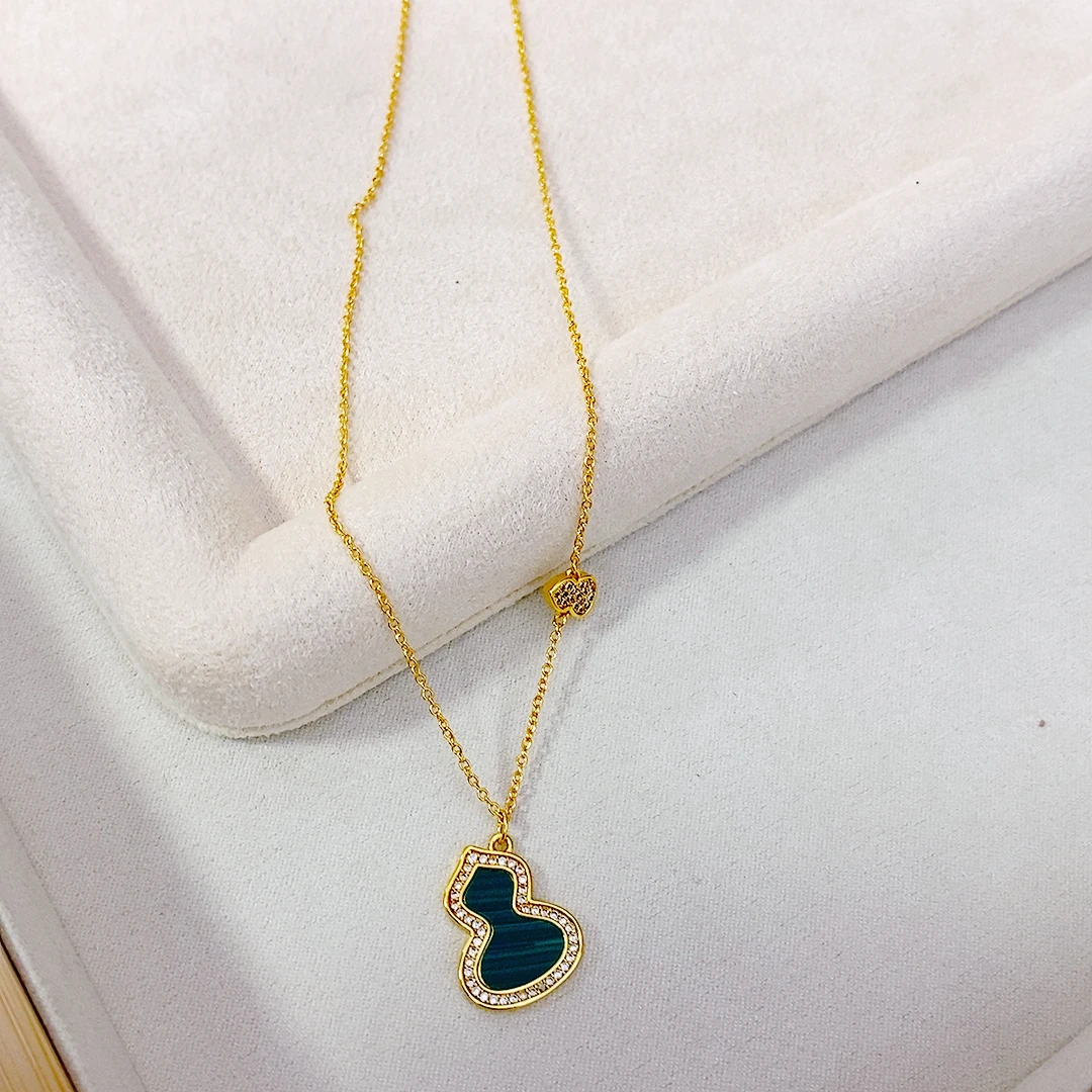 绿色福禄葫芦套链