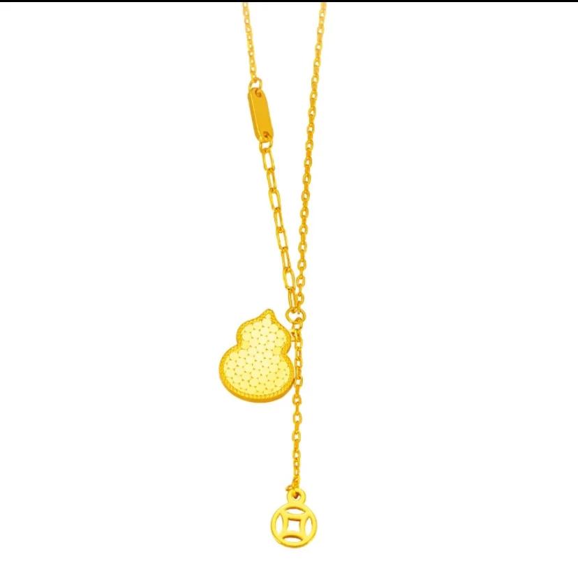 时尚百搭龙鳞葫芦吊坠0022