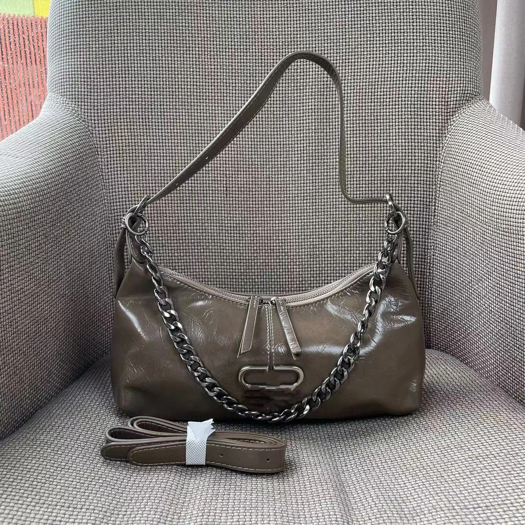 【CEFIRO · 塞飞洛】新品上新！新款通勤时尚百搭复古腋下包 咖色