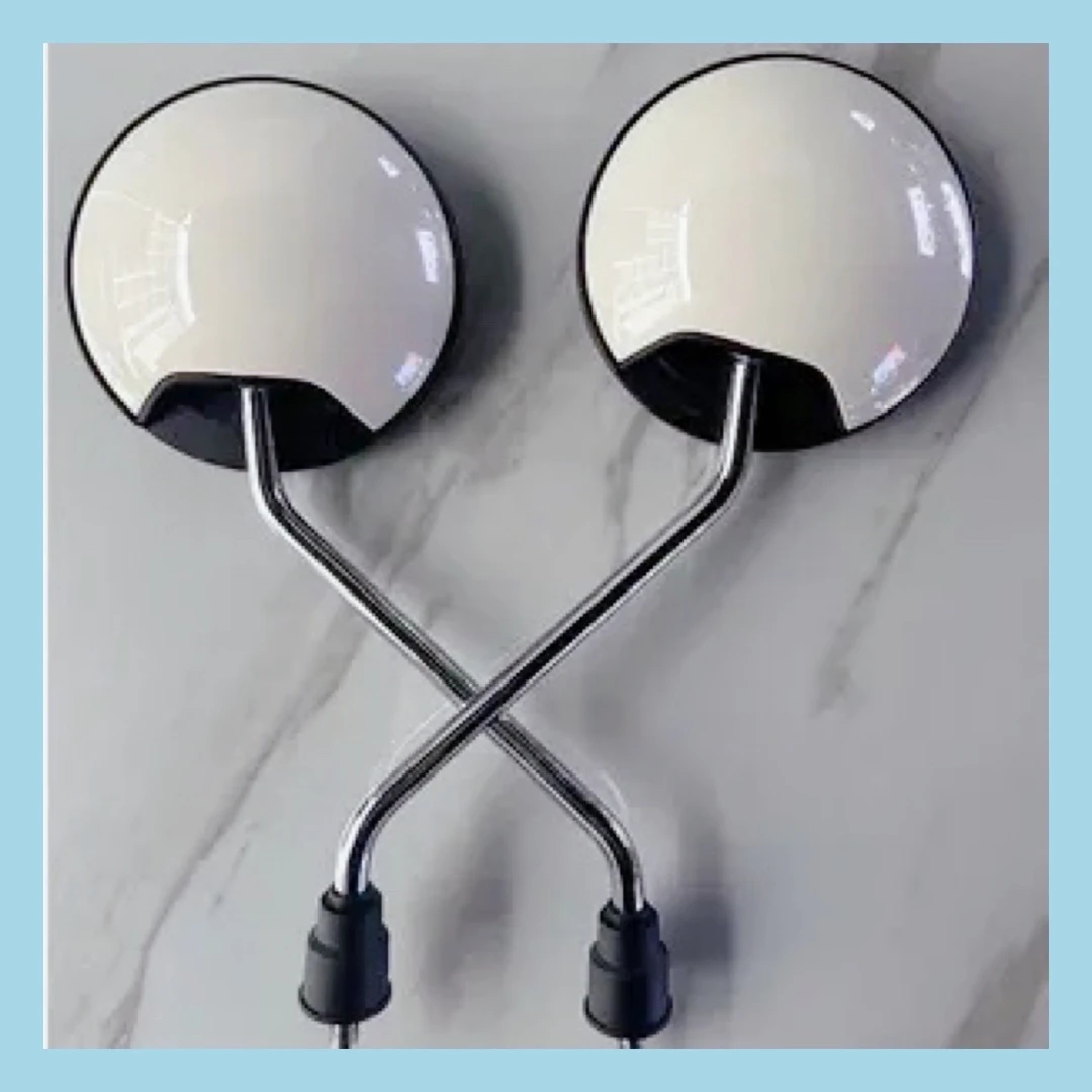 可调倒车镜鲜花电动车反光镜原装可调电动车镜子电动车文具盒女生