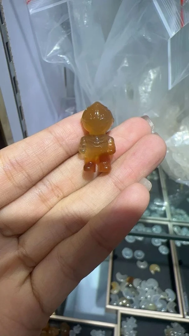 玛瑙玉髓奥凸曼小吊坠定制款