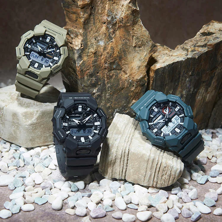 卡西欧G-SHOCK系列GA-010十年电池防震防水运动学生手表男