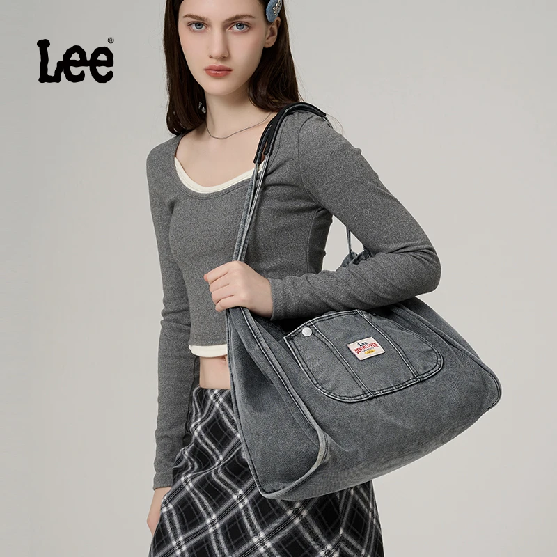 Lee野餐包简约时尚托特包单肩休闲便携潮流户外通勤轻便