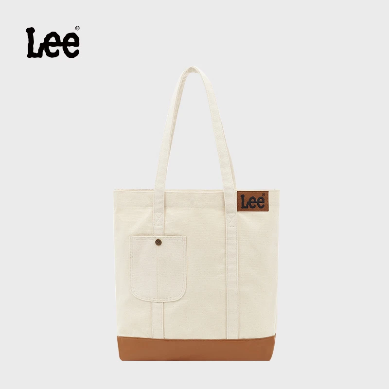 Lee假日系列拼接托特包新款女包托特包手提包简约  LL