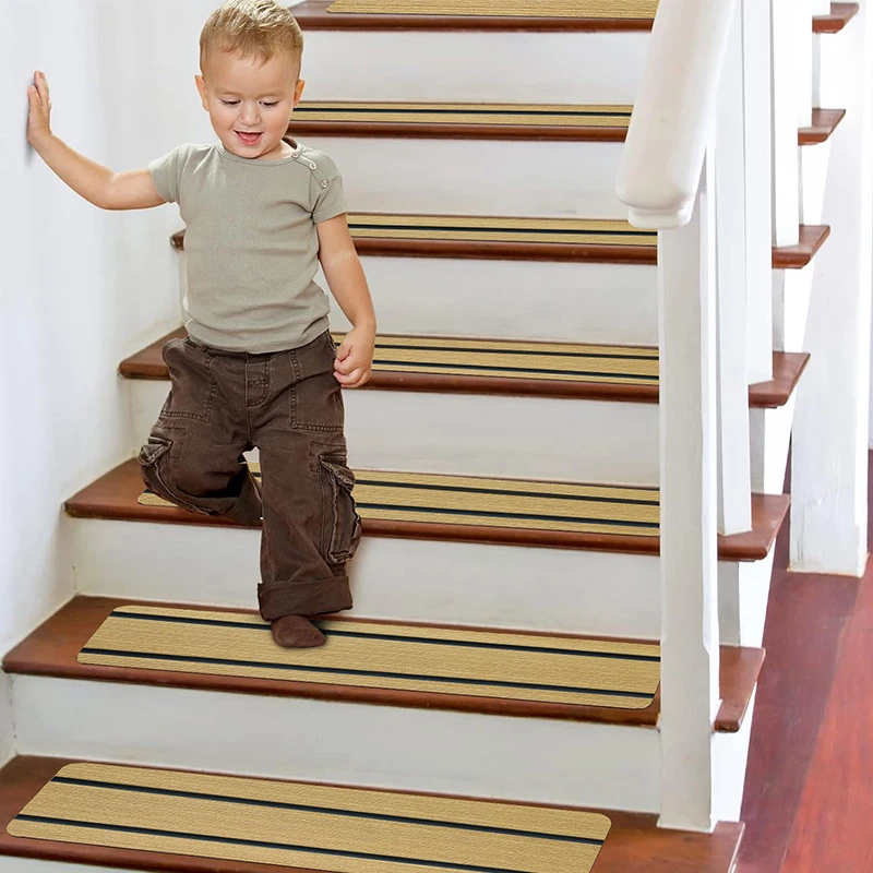 EVA仿柚木游艇楼梯踏步垫自粘防滑垫家用商用自由裁剪房车止滑垫