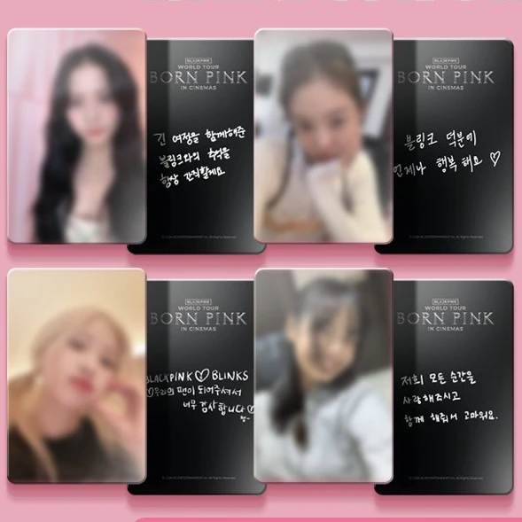blackpink 粉墨八周年限定电影卡限量版 正版官方正品
