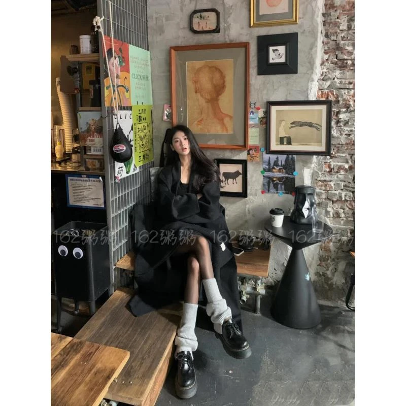 【韩剧女主】冬款正肩款夹棉加厚韩版大衣外套H版型XHXMXHXMXHXM91