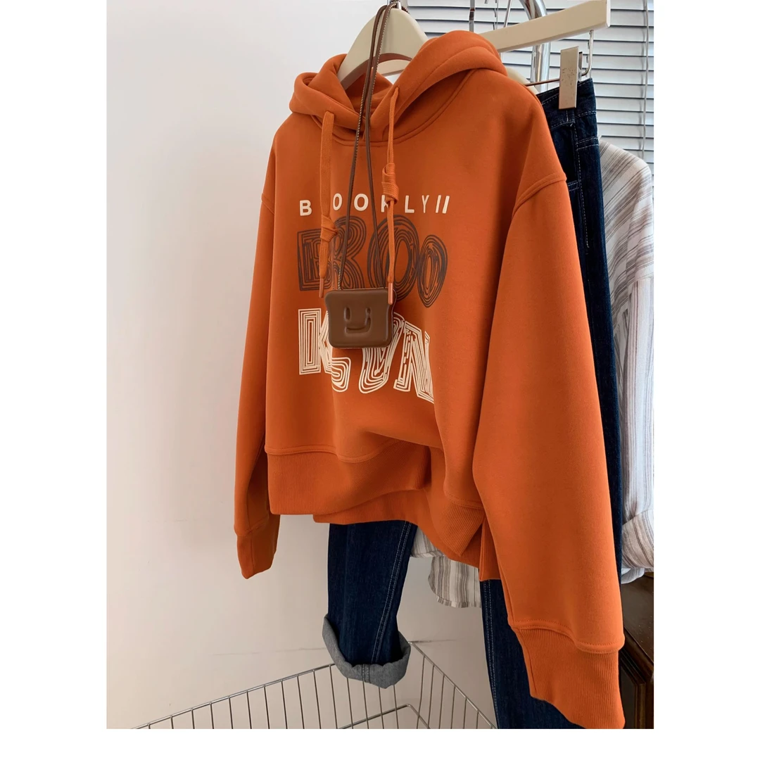 华棉复银狐后包领双层帽260斤大码冬季加绒厚款卫衣百搭