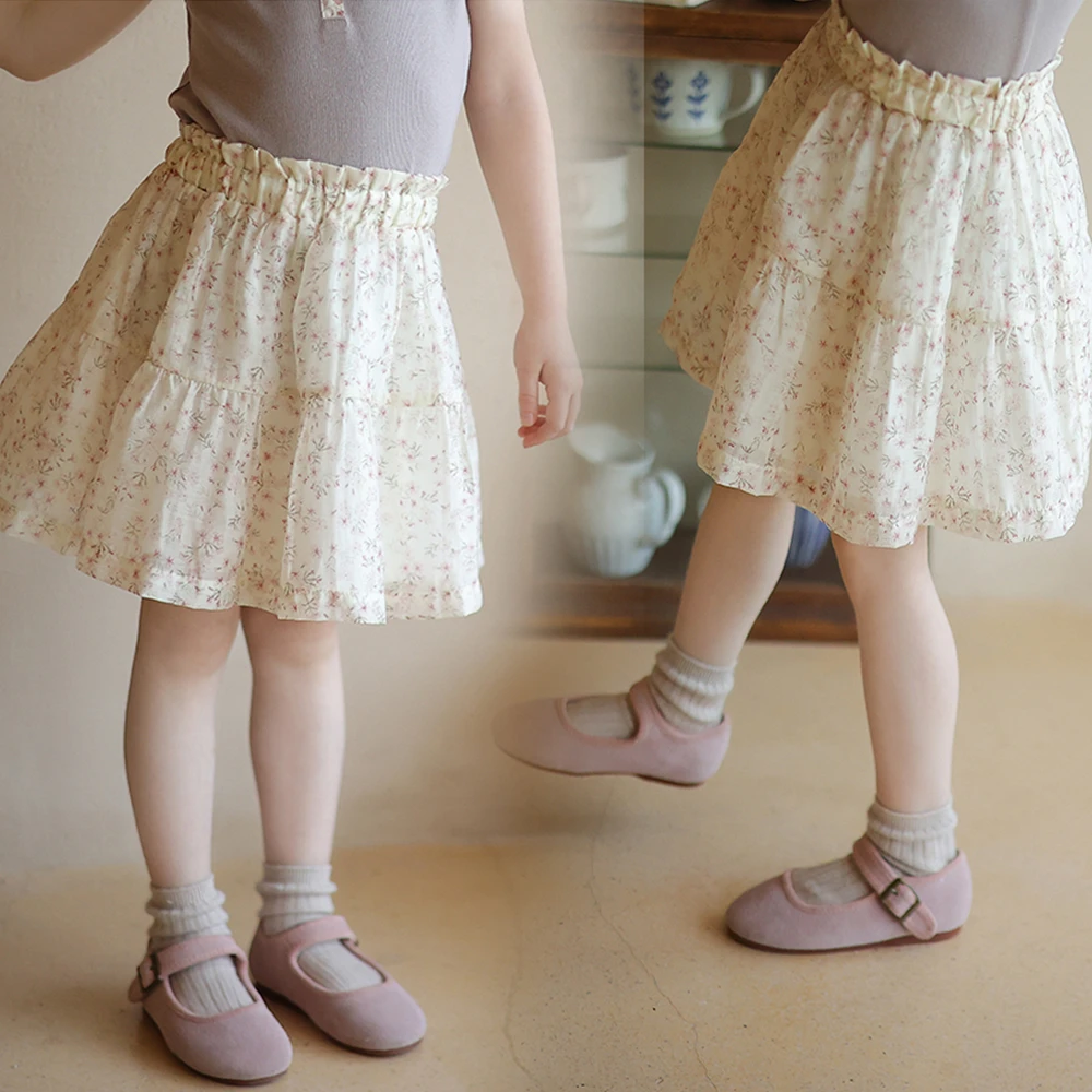 女童半身裙2025新款夏季小童蛋糕裙宝宝半裙儿童裙子夏天百搭短裙