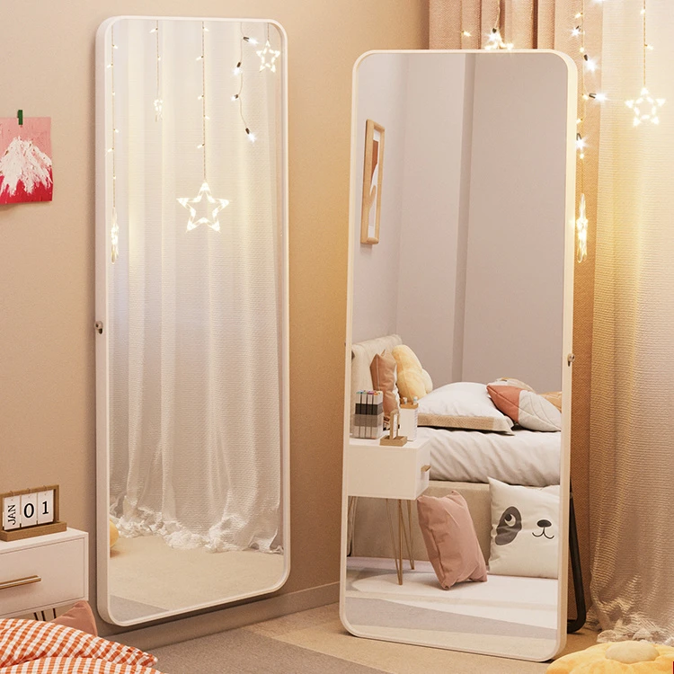 2024网红爆款全身镜子全身镜家用穿衣镜女生卧室落地镜网红化妆