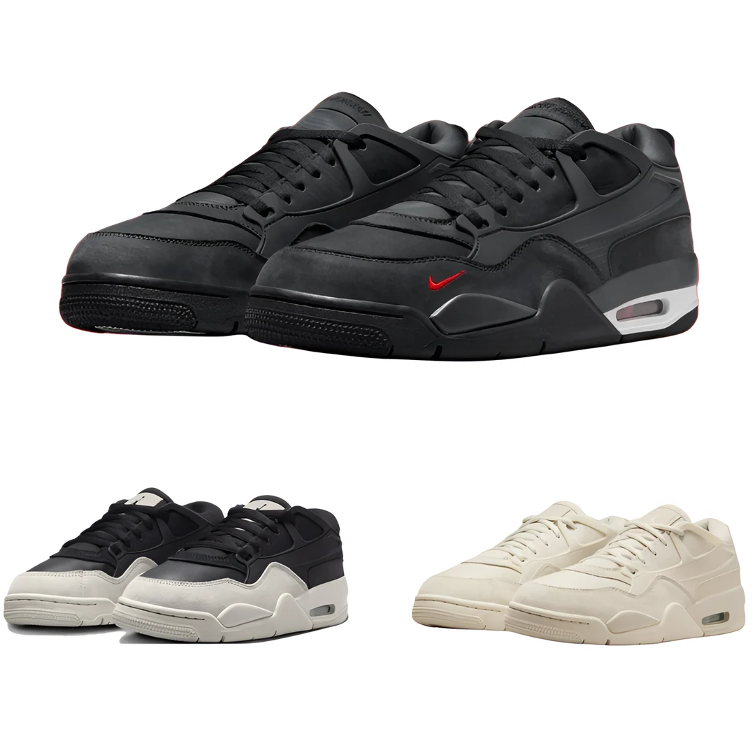 Air Jordan4 AJ4黑/白/黑白RM SP 潮鞋低帮运动球鞋 HF4334-004