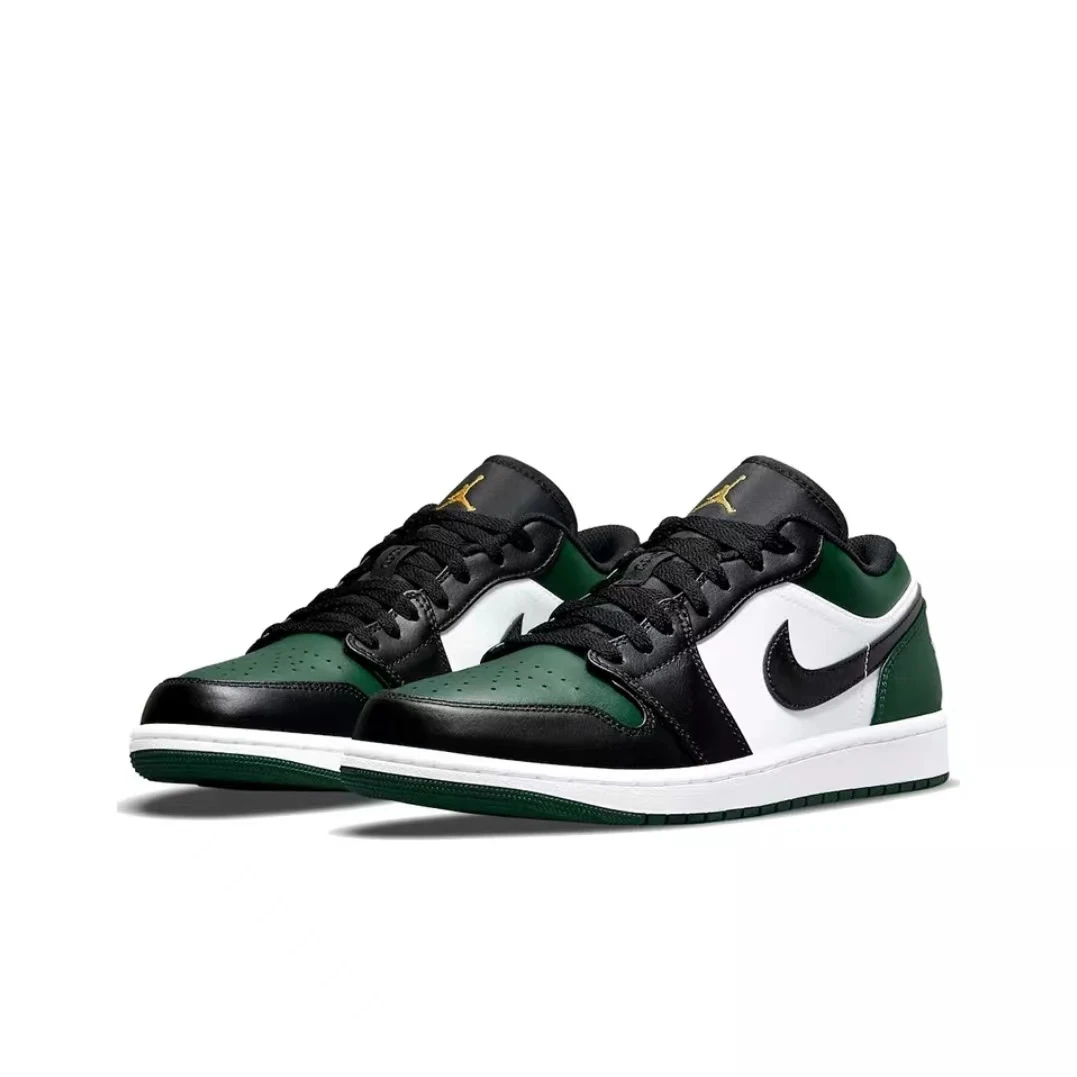 Air Jordan1 AJ1黑绿脚趾Low低帮复古潮鞋运动休闲球鞋553560-371