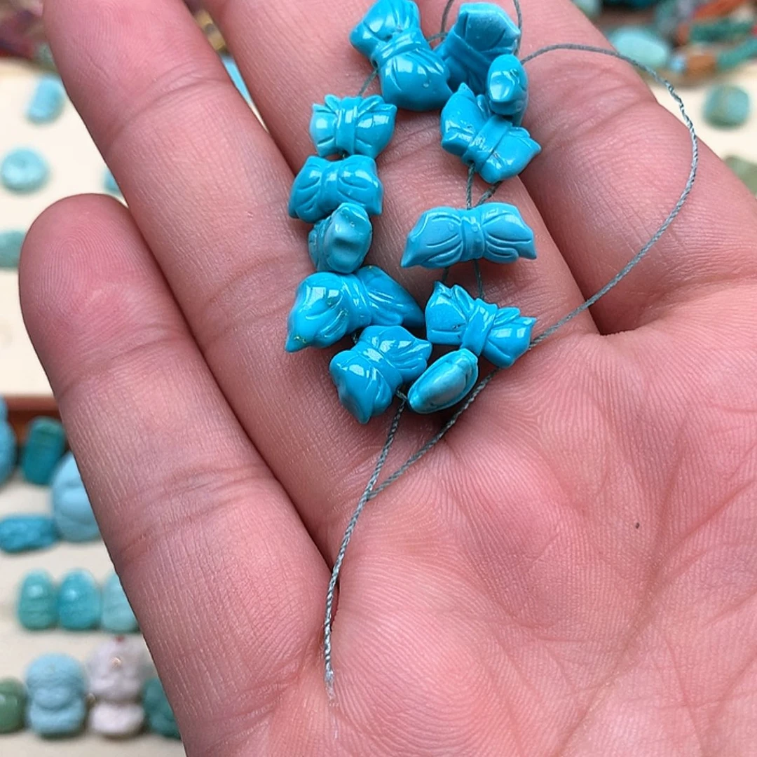 【闪购商品】绿松石颈饰未镶嵌小**奇