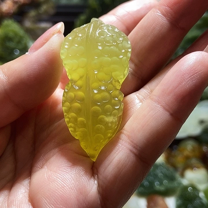 蛇纹石玉摆件合金