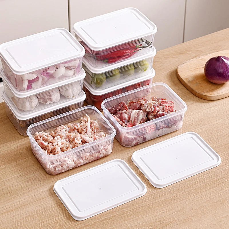 【到手7个】冰箱保鲜盒家用收纳盒冰箱冷冻盒冻肉分装盒密封储存盒