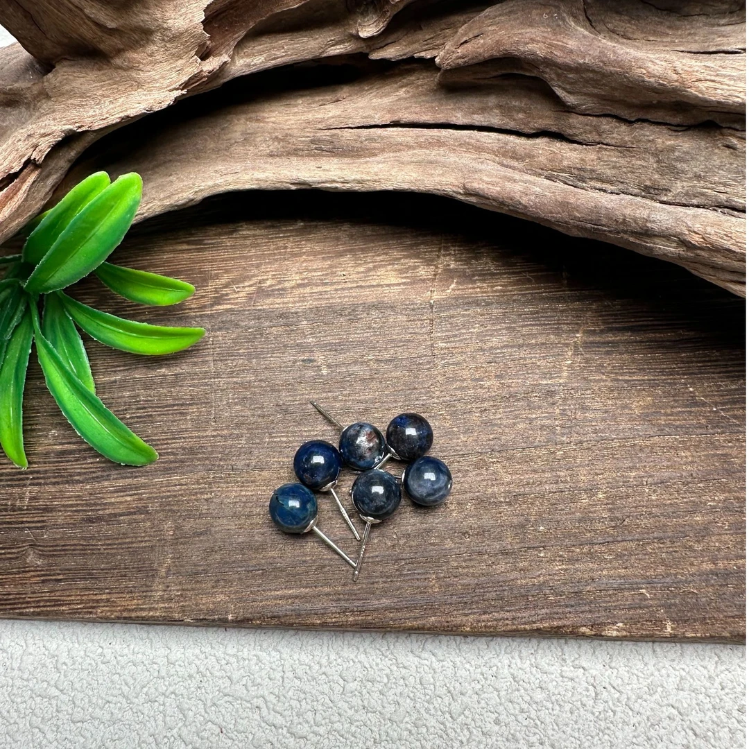 【百万珠宝】舒俱来 星际蓝耳钉S0105多样性发一