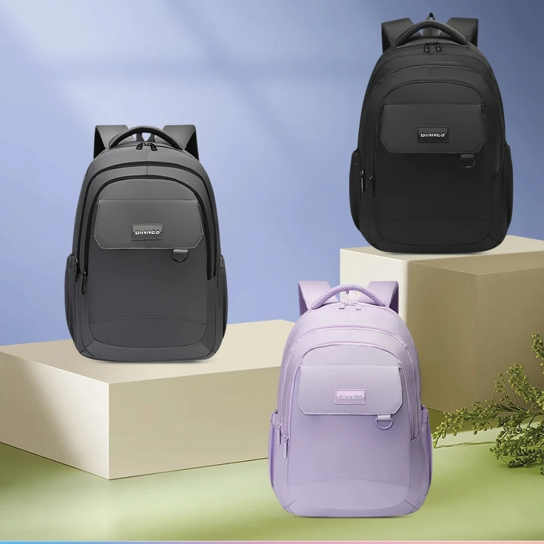 阳光8点binnes丨初中生减负护脊休闲书包大容量男女生双肩包