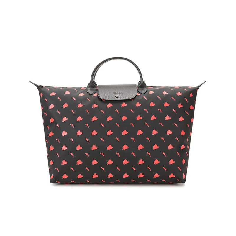 Longchamp珑骧  女士短柄可折叠手提包饺子包大号1624 EUD