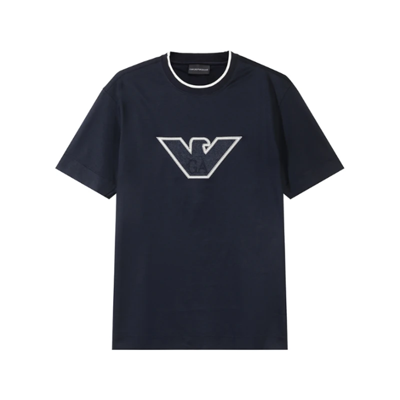 Emporio Armani阿玛尼 新品 男士莱赛尔圆领短袖T恤 6R1T72 1JUVZ