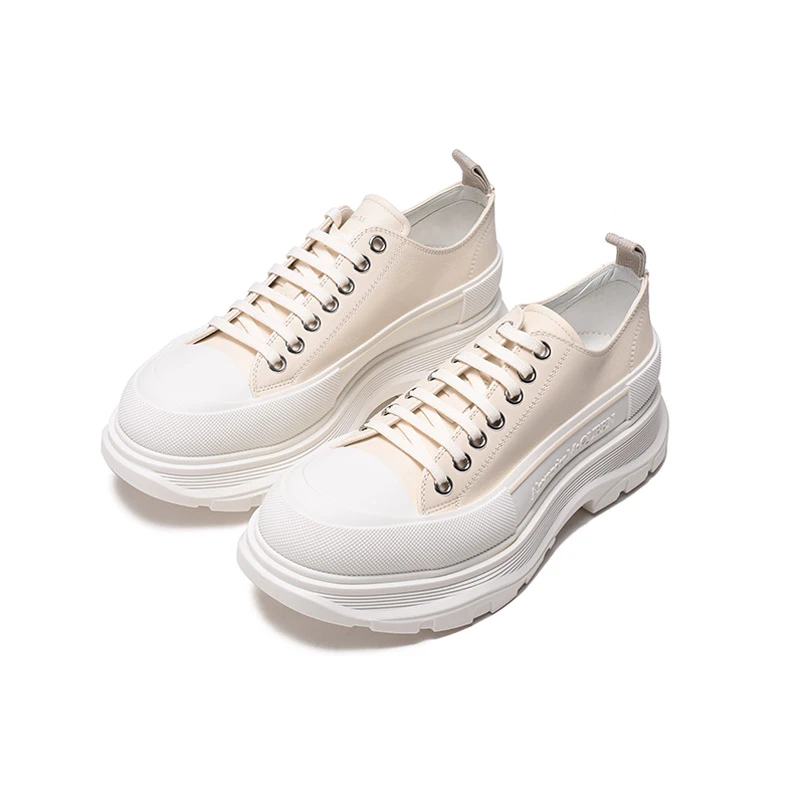 MCQueen麦昆 男士Tread Slick系列系带运动鞋厚底鞋 705662 WHZ62