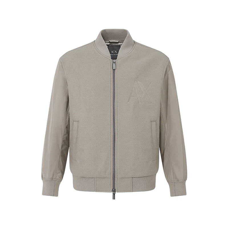 AX阿玛尼Armani 新品 男士短款拼接夹棉夹克6DZB32 ZN5PZ