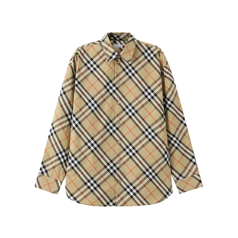 Burberry巴宝莉/博柏利 女士格纹长袖休闲衬衫 80876401