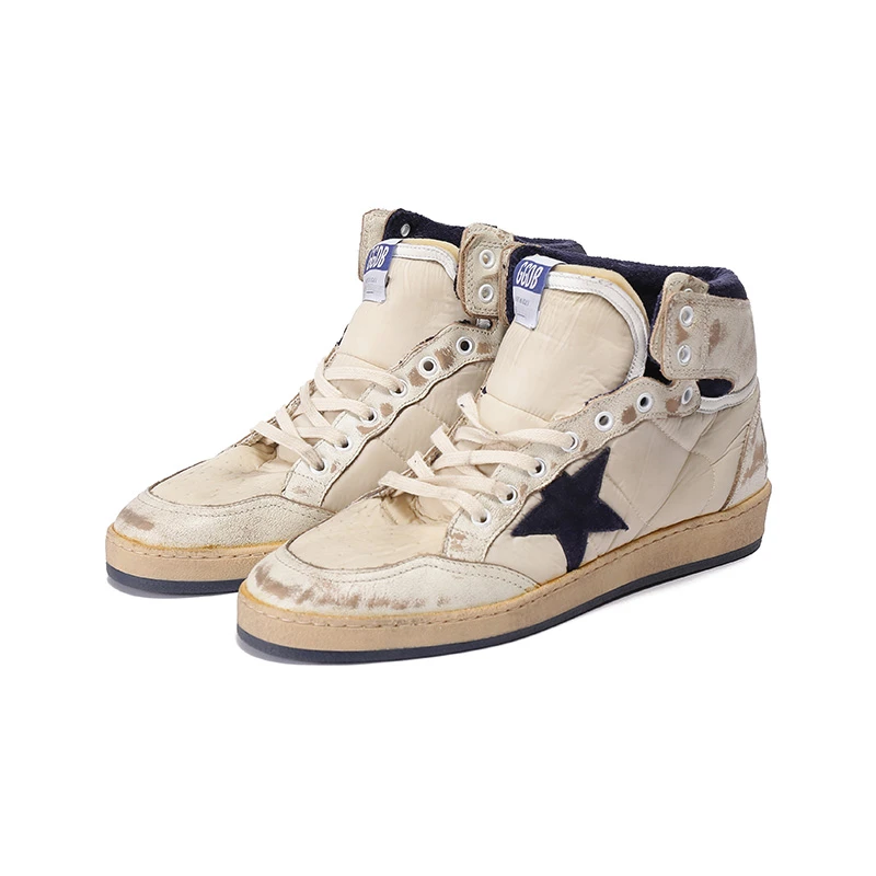 Golden Goose黄金鹅 男士脏脏鞋高帮板鞋运动鞋 GMF00230 F003339