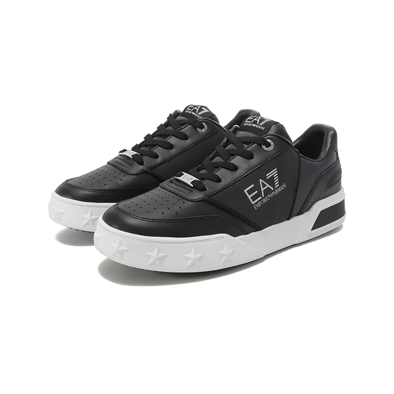EA7阿玛尼 男士/女士中性款徽标厚底系带运动鞋板鞋 X8X121 XK295