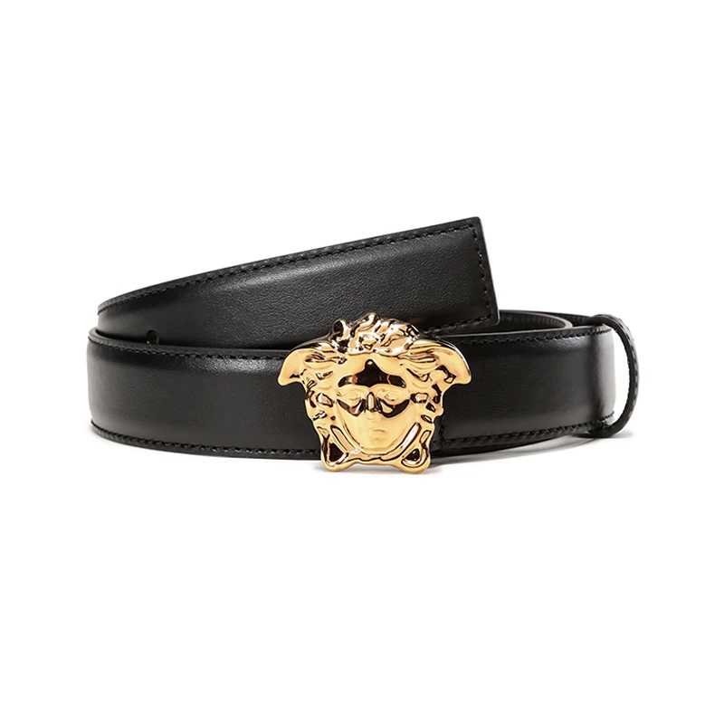 Versace范思哲 男士LA MEDUSA不可裁剪皮带腰带 1001364 DVTP1