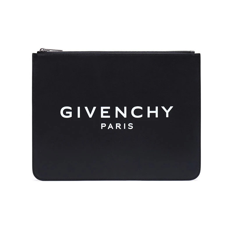 Givenchy纪梵希 男士LOGO图案牛皮手拿包 BK600JK0AC
