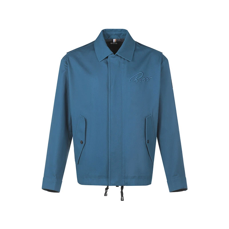 未使用 HugoBoss/雨果博斯 男士夹克上衣外套LOGO刺绣 50470140