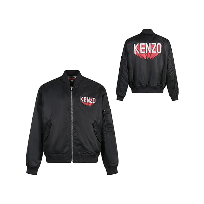 未使用 KENZO/肯佐 男士短款夹棉夹克外套 FD6 5BL127 9OC
