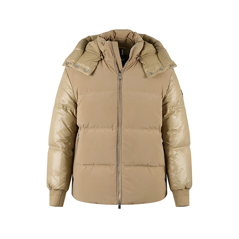 Hugo Boss雨果博斯 新品 男士鸭绒连帽羽绒服上衣50499800