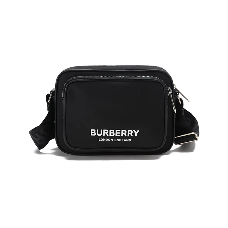 Burberry巴宝莉/博柏利 男款织物单肩斜挎包LOGO图案 80490941
