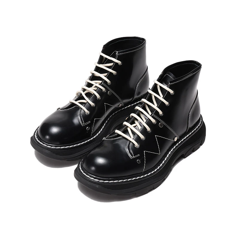 未使用 Alexander McQueen/亚历山大·麦昆 男士靴子604253 WHZ85