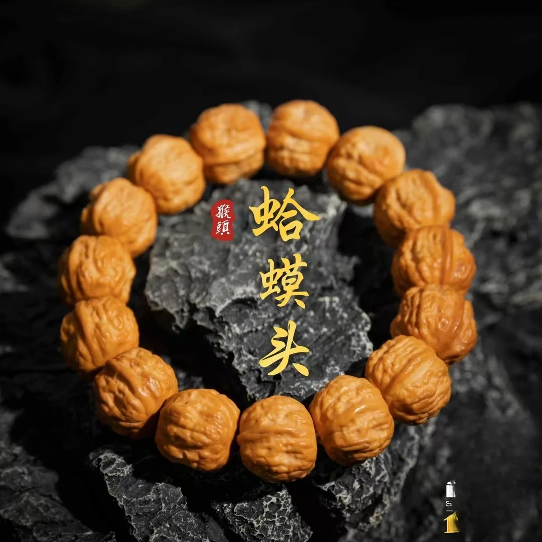 十月出品—11+mm—蛤蟆头 精雕精选  文玩