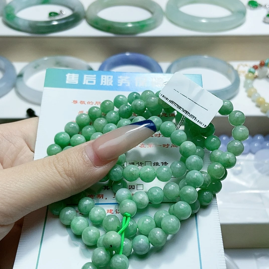 翡翠手串未镶嵌手串