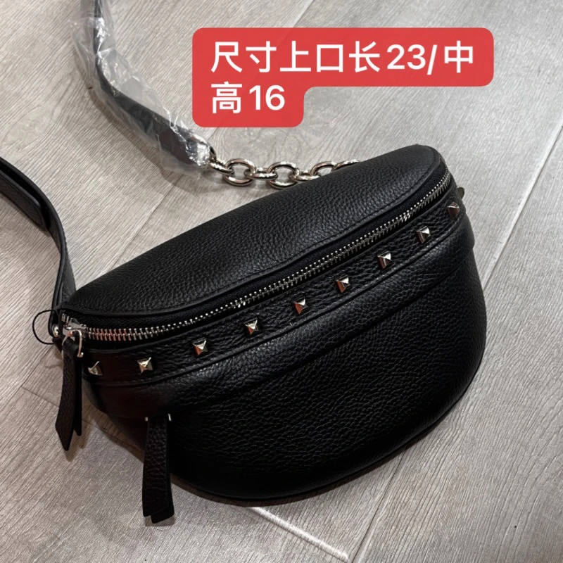 81058牛皮链条胸包质感休闲时尚百搭