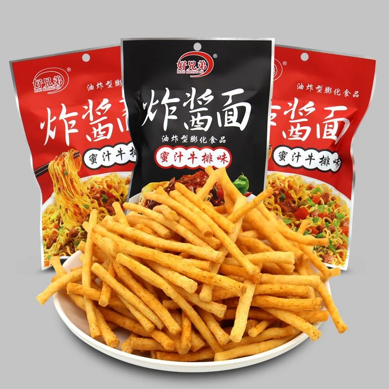 经典零食好兄弟炸酱面膨化食品酱香牛排味校园宿舍经典解馋小零食