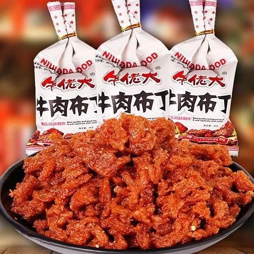 牛佬大素牛肉布丁辣条素食解馋小零食休闲甜辣90后儿时怀旧小零食