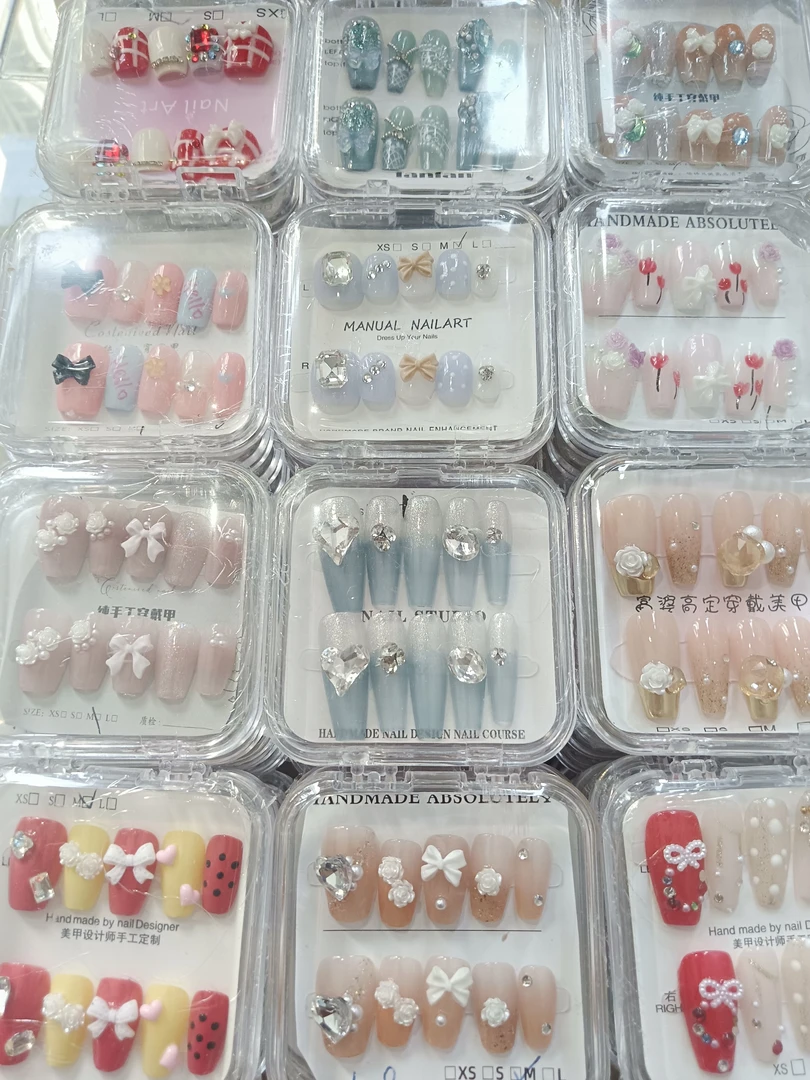 手工穿戴甲  可重复穿戴  孤品No退No换  送工具包